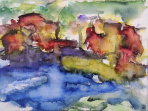 Read more about the article Port Isaac, Cornwall | vier Aquarelle