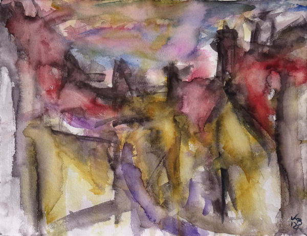 Read more about the article Longing for Stromness | vier Aquarelle | four watercolours